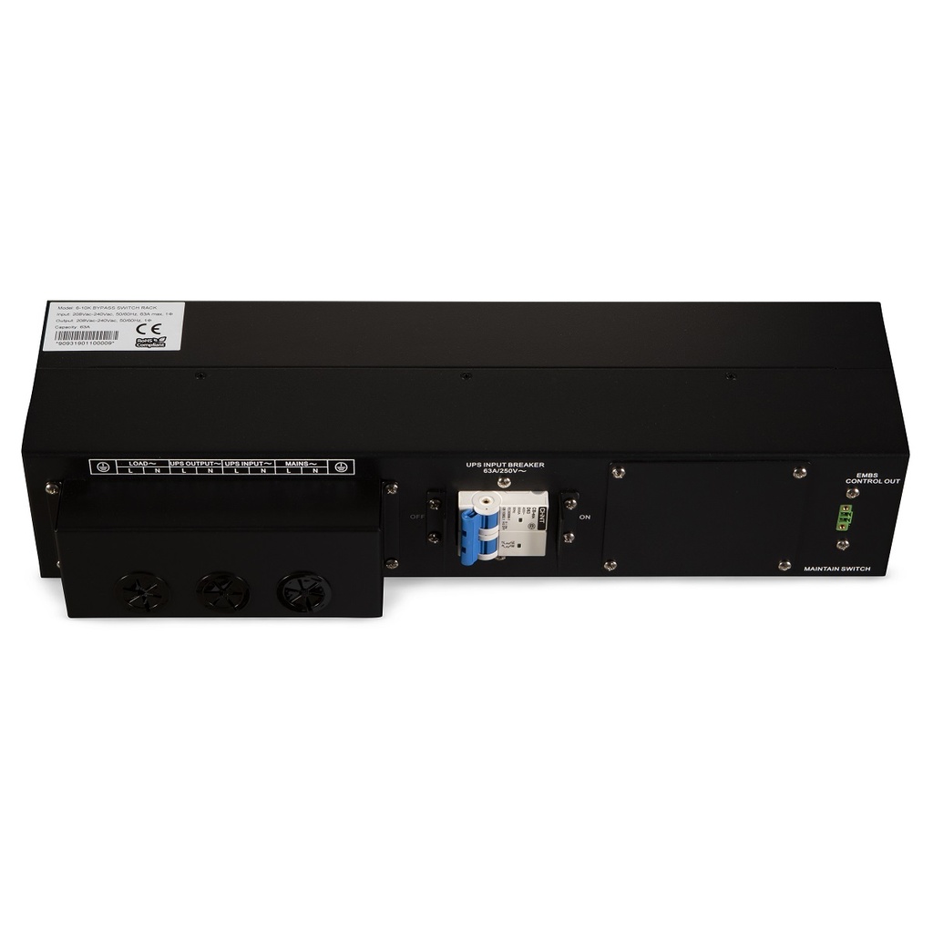[BYPASSRT610KVA] Bypass Rackeable 6/10kva monofasico